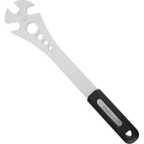 Lntyq Vélo Clé à pédale, Clé à pédale de vélo avec poignée Extra Longue, Outil de Retrait de pédale Multi-Usage de 15 mm, 9/16 et Trou Hexagonal de 10 mm/8 mm/6 mm (1/5)
