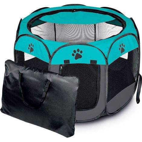 Welpenlaufstall/Tierlaufstall/Chenil/Welpenauslauf/Parc pour Chiens/Katzenhaus/Imperméable à l'eau de la Tente pour les petits Animaux tels que les Chiens, les Chats (1/5)