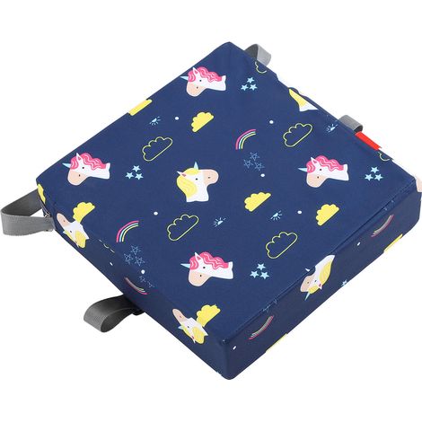 Coussin de chaise portable pour enfant, bébé et tout-petit, pour table à manger, avec 2 sangles réglables (1/5)