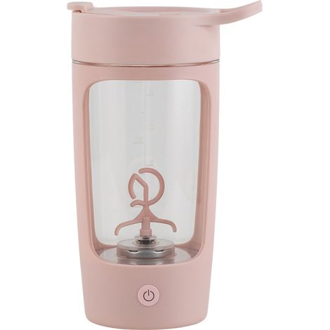 Automatischer Mixbecher 650 ml, tragbar, Freizeit, Typ-C-Hochgeschwindigkeitsmotor, 1200-mAh-Licht, intelligenter Mixbecher (Pink)