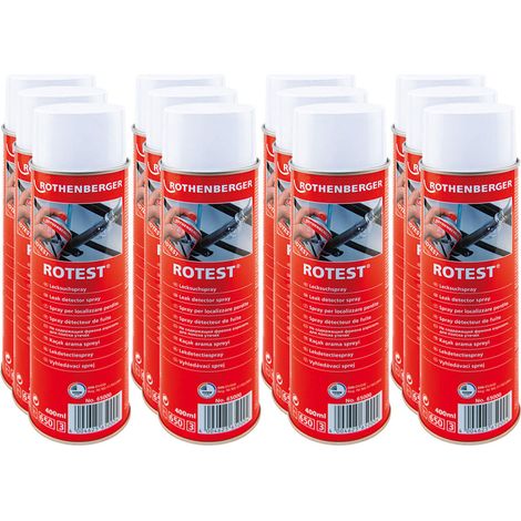 ROTHENBERGER Industrial 12x Lecksuchspray, 400ml - 65000