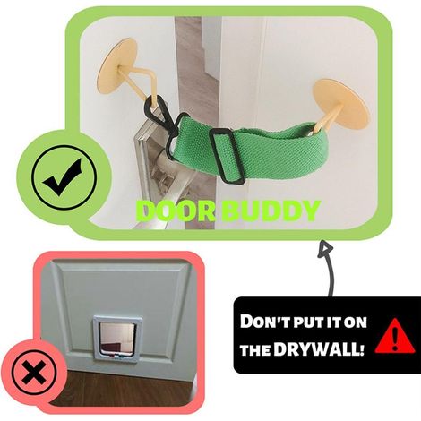 Correa ajustable para puertas para perros y gatos [LARNE] (1/5)