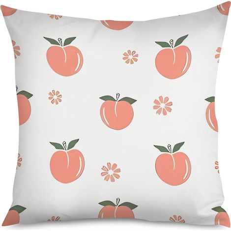 Housse de Coussin Déco Pêches Tendance Maison (1/5)