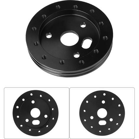 Entretoise universelle pour volant Grant à 3 trous, moyeu de 0,5 pouce, pour adaptateur à 6 trous (noir) (1/5)