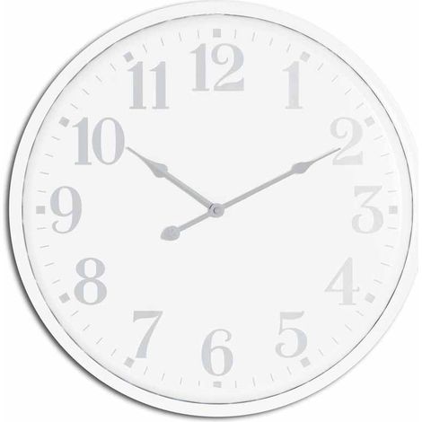 Aubrey Wall Clock - Metal - L4 x W49 x H49 cm - White