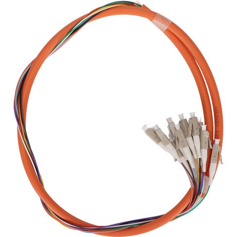 Câble fibre optique multimode 12 fibres 1,5 m pour réseau télécom basse atténuation (1/5)