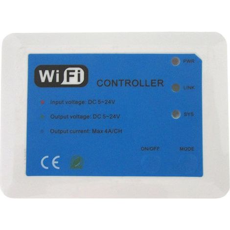 WiFi Mini Controller Centralina 12V 24V 3X4A Per Strip Led RGB Color Temperature Dimming Light WF102