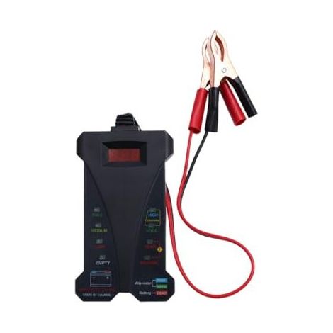 Digitaler Batterietester, Kfz-Diagnosegerät, schnelle Messung und intelligentes Design aus Kunststoff und Metall - (1/5)