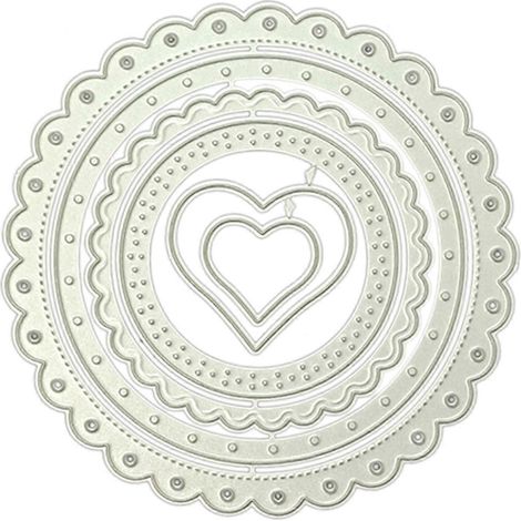 DIY-Metallstanzformen, Herzstanzform, Scrapbooking-Stanzformen für DIY-Liebhaber