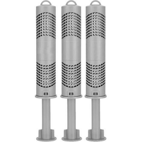 Lot de 3 cartouches minérales en argent continu pour filtre Hotspring, cartouches ioniques argentées – Bâtons minéraux pour jacuzzi, spa