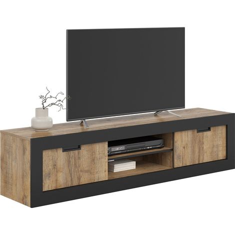 Mueble TV Melmava 102 , Número de puertas: 0, Número de cajones: 0, 180x43x40cm