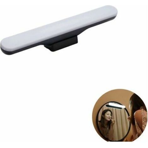 Bathroom Wall Lamp Cordless Magnifying Lamp Punch-Free LED Makeup Desk Lamp Rechargeable Desk Lamp Bathroom Magnifying Lamp Dimmable White Light c MUMU (1/4)