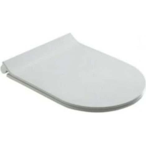 GALASSIA Sedile extra slim chiusura rallentata termoindurente bianco matt serie Meg11Pro codice prod: 5478MT