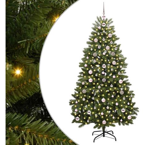 Artificial Christmas Tree with Stand Green 180 cm PVC and Metal vidaXL
