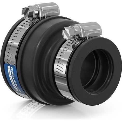 Raccord adaptateur CR CAC 0501, jusqu'à 0,6 bar (40-50 mm vers 24-32 mm), TPE / V2A