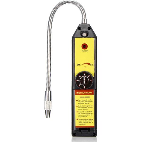 Détecteur de fuites de fréon portable pour climatisation domestique, détecteur de fuites d'halogène, testeur de fuites de gaz réfrigérants halogènes (1/5)