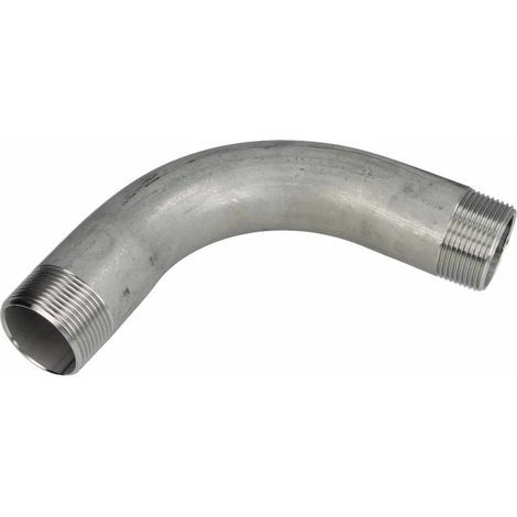 Coude en inox grand rayon MM1/4