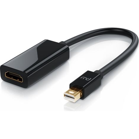 Primewire Mini DisplayPort zu HDMI Adapter, Ultra HD 4k MiniDP zu HDMI Buchse Monitor Konverter, Adapterkabel (1/5)