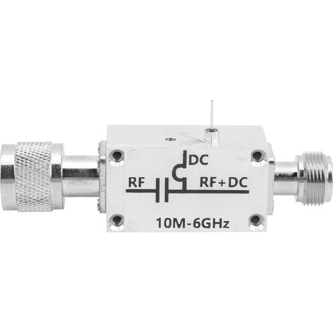 Amplificateur RF large bande 10MHz-6GHz, module aluminium avec Bias Tee DC Blocker pour radio amateur (1/5)