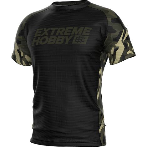 T-shirt tecnica da uomo Jungle Panther, taglia L, nera