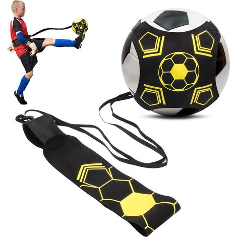 Ceinture d'entraînement de football pour enfants, mains libres, compatible avec tous les ballons. (1/2)