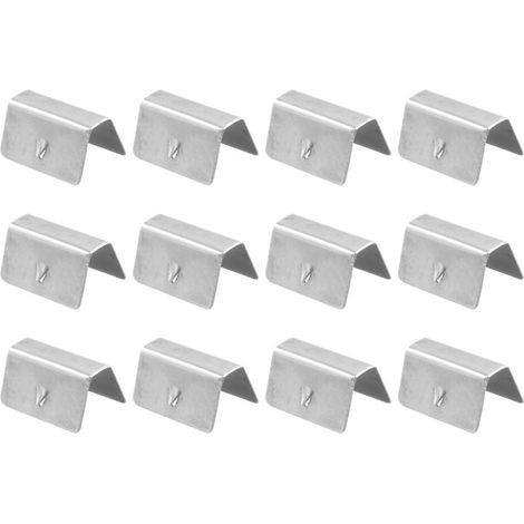 Clips de fixation métalliques pour déflecteurs de vent (12 pièces) (1/5)