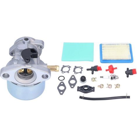Carburateur Compatible pour Tondeuses à Gazon Briggs & Stratton Modèles 694202 693909 692648 499617 498170 497586 498254 497314 497347 497410 799872 790821 498255 498966 698444 -KZQ (1/5)