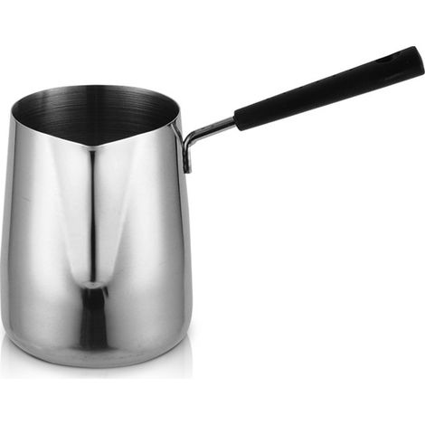 Wasserkocher aus Edelstahl mit Griff, 600 ml, leicht zu reinigen, geeignet für türkischen Kaffee (1/5)
