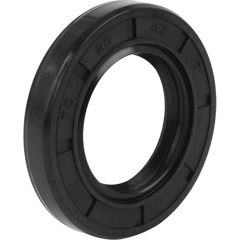 25mm x 42mm x 7mm TC Double Lip Rubber Shaft Oil Seal for Car (1/5)