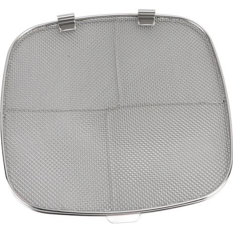 Doppelter Spritzschutz aus Edelstahl 304 für ovale Fritteuse und Grill. (1/5)