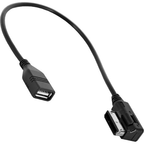 Adaptateur Câble USB Interface Musique AMI MDI pour Audi A1 A3 A4 A5 A6 A8 Q5 Q7 TT VW Golf Passat Tiguan Audiocable Prise pour Système MMI Connexion pour Clé USB et Disque Dur pour Votre Voiture (1/5)