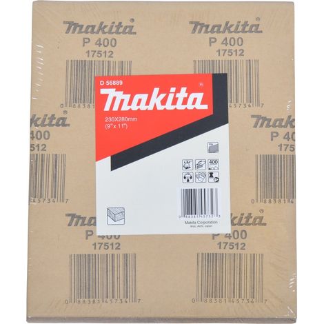 Makita Schleifpapier, 50 Stk., 230x280 mm, Körnung 400 (1/2)