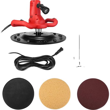 Truelle Électrique, Vitesse Réglable, Poignée Ergonomique, Rouge (1/2)