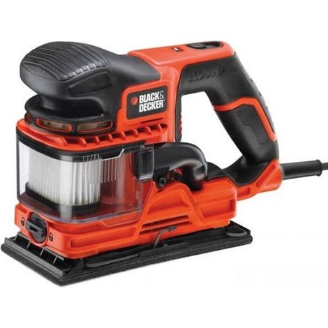BLACK+DECKER Schleifmaschine 1/3 Blatt Draht 270W - DuoSand - KA330EKA-QS (1/5)