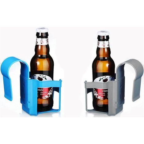 Lot de 2 porte-gobelets pour piscine hors sol, porte-boissons portable anti-déversement, pince en plastique robuste pour boissons, lunettes de soleil et jouets au bord de la piscine (1/4)