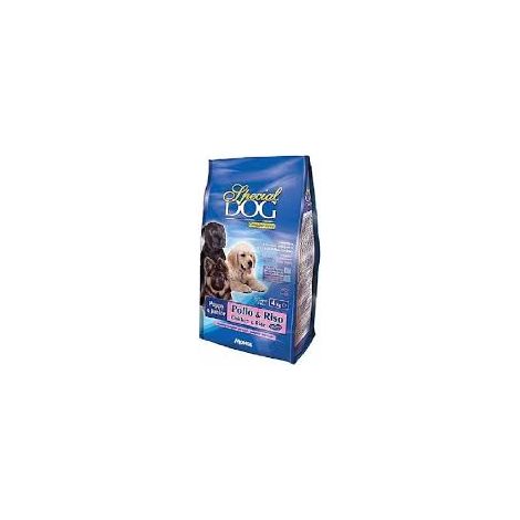 CROCCHETTE PER CANI JUNIOR 'SPECIAL DOG' pollo e riso - kg 4 - MONGE