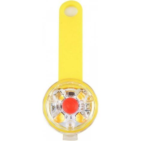 Jaune 1PC Sécurité LED Clignotant pour Chiens , Chats - Lampe LED Rechargeable USB pour Chien, 3 Modes de Clignotant Lampes de Sécurité Imperméables pour Animaux de Compagnie (1/5)