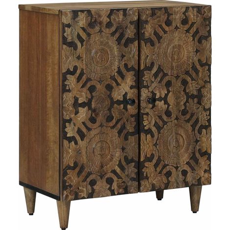 Credenza con Ripostiglio Marrone 60 x 33,5 x 75 cm vidaXL