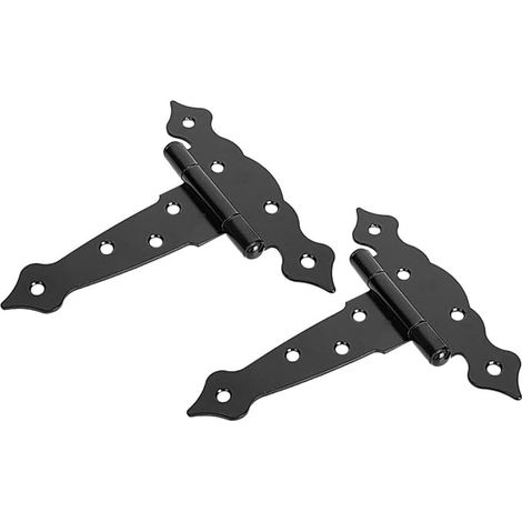 Veemoon 2pièces Lot De Charnières Robustes Pour Portail Bois Porte De Hangar Charnières Extérieures Avec Vis Incluses (1/5)