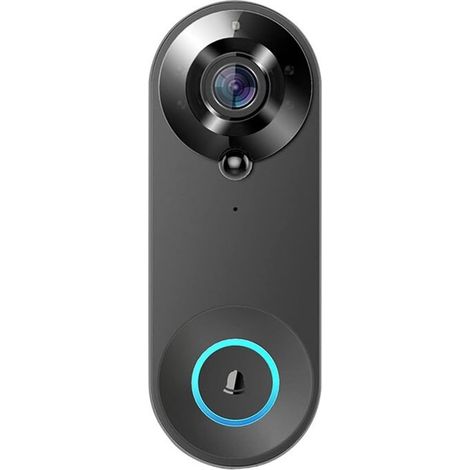 Caméra de sécurité sans Fil avec Sonnette vidéo Tuya Smart Video Doorbell Caméra 1080P WiFi Interphone vidéo Porte Bell Caméra bidirectionnelle Installation Facile (1/5)