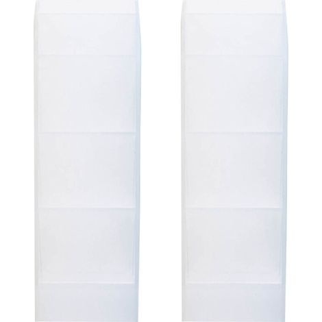 Porte-stylo multifonctionnel, boîte de rangement de bureau pratique avec tiroir transparent, pratique pour la maison, le bureau et l'école (lot de 2)