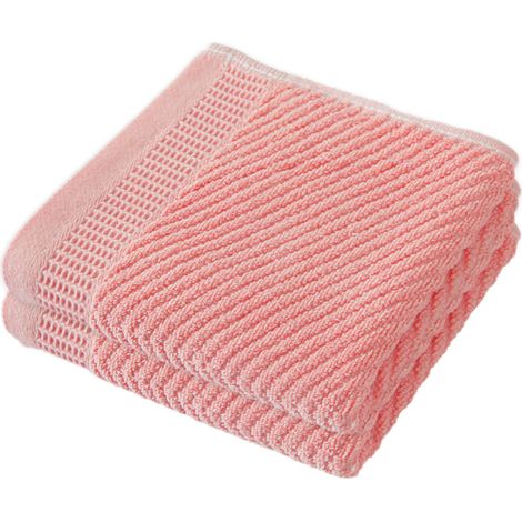 2 serviettes de bain, coton, 70 x 140 cm, haute absorption, séchage rapide, usage salle de bain/piscine/plage (1/5)