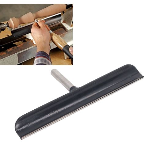 Porte-outil pour tour à bois avec colonne en acier inoxydable, diamètre 16 mm, longueur 30 cm. (1/5)