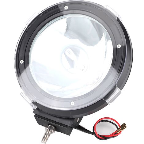 Projecteur étanche 12-24V 55W 6000K H3 HID, projecteur haute luminosité adapté aux véhicules de chantier tout-terrain. (1/5)