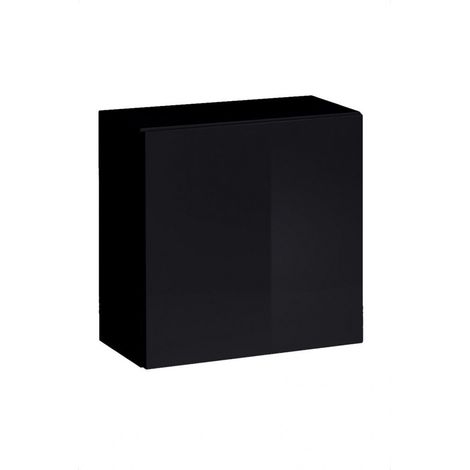 Vitrine - Switch SW 3 - 60 cm x 60 cm x 30 cm - Noir - Livraison gratuite