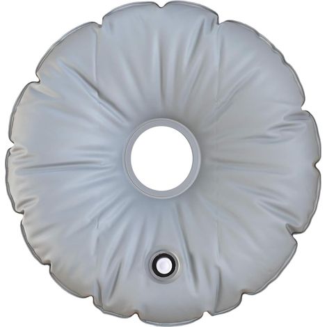 Pied de parasol lourd 50 kg, Socle 90 cm, support parasol portable pour plage, balcon, terrasse et jardin extérieur (1/5)