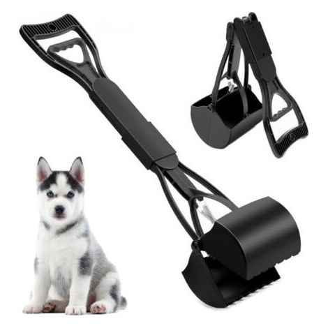 Schaufel für Hunde- oder Haustierkot – 80 cm – Schwarz – Linxor (1/5)