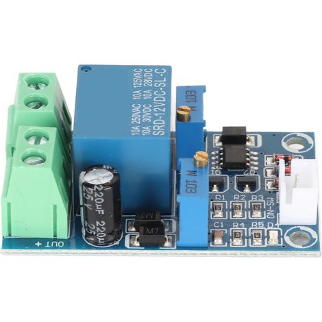 Module de Protection contre les Décharges Profondes 12V, Détection de Tension Basse avec Réglage et Reconnexion Automatique pour Batterie (1/5)