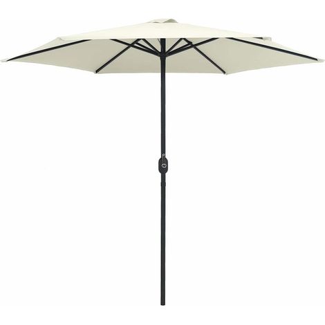 Ombrellone  Parasole da Giardino Palo in Alluminio 270x246 cm Sabbia (1/5)