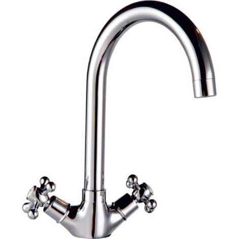 GRIFO MONOBLOC DE COCINA CON DISEÑO DE ÉPOCA (1/2)